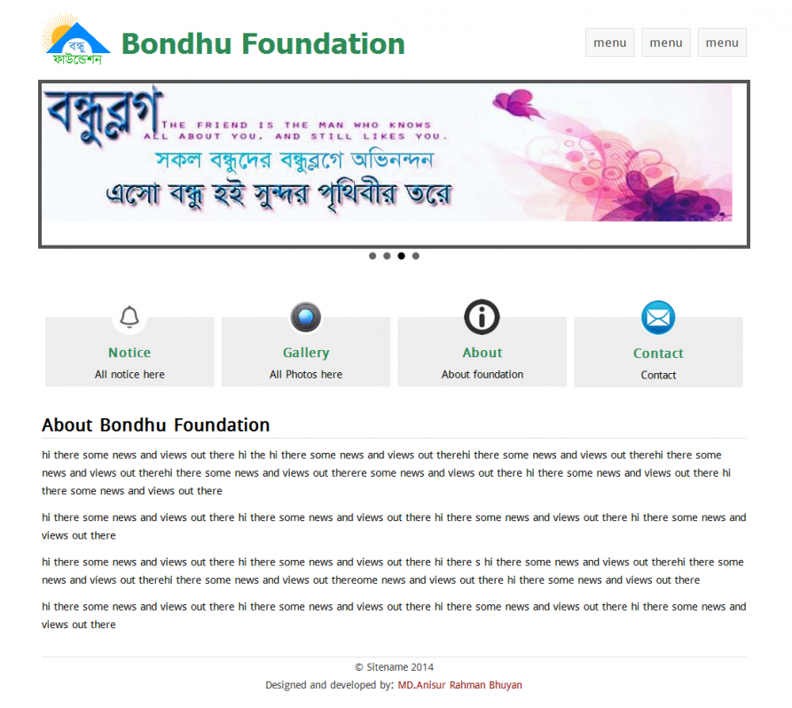 Charity Fund Website